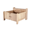 **Houten kinderbed met lades en opbergruimte**
